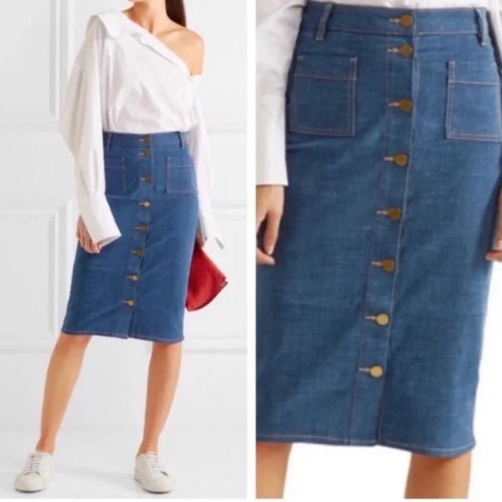 Tory Burch Rivoli Skirt Size 2 Pristine‎ Condition